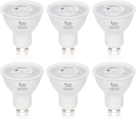 K JINGKELAI GU10 LED Spotlight Bulbs 5 Watt 50W Halogen Brightness