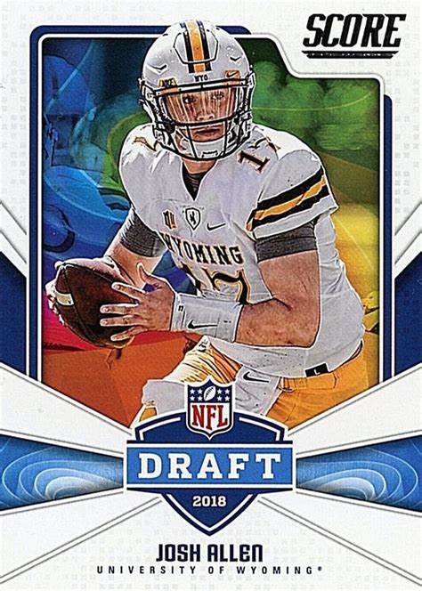 Josh Allen 2018 Score 5 Nfl Draft Price Guide Sports Card Investor