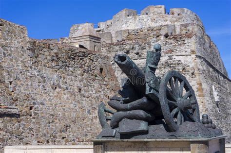 Monumental Complex Of The Royal Walls Of Ceuta Spain Stock Image