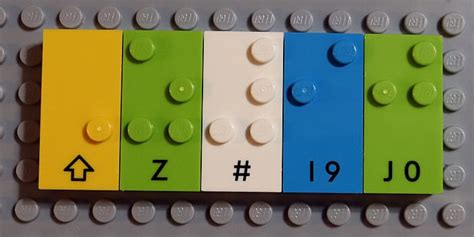 Builders Guide For Lego Braille Bricks