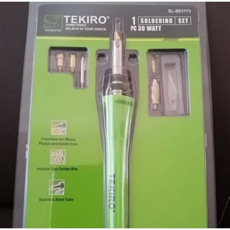 Jual TEKIRO SOLDERING SET 30 Watt Tekiro SOLDER SET 3 FUNGSI 30W EL