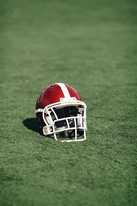 "American Football Helmet" by Stocksy Contributor "Alexey Kuzma" - Stocksy