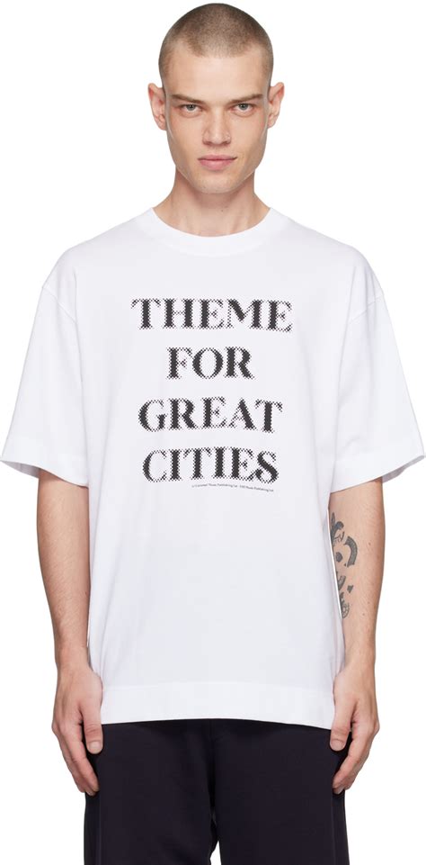 Dries Van Noten White Theme Song T Shirt SSENSE