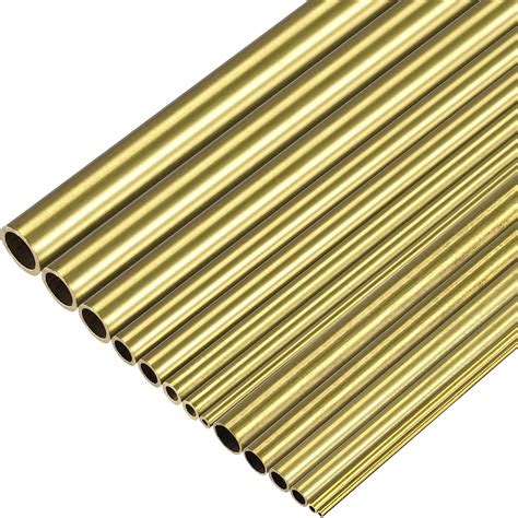 Uxcell Brass Tube 1mm 5 5mm Od 0 2mm 0 5mm Wall Thickness 300mm Length Pipe Tubing