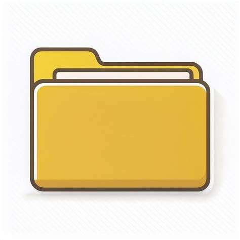 Folder Icon Vector Premium Ai Generated Vector