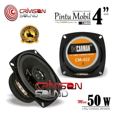 Jual Speaker 4 Inch CARMAN 422 Coaxial 4 Inchi CARMAN CM422 Shopee