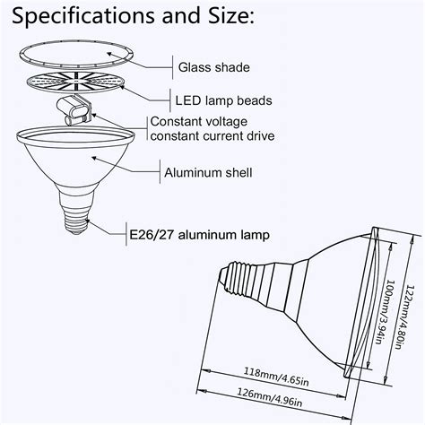 Light Bulb Shape And Size Chart Reference Charts 57 Off