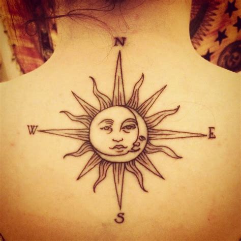 Sun Compass Tattoo Google Search Compass Tattoo Sun Tatto Erofound