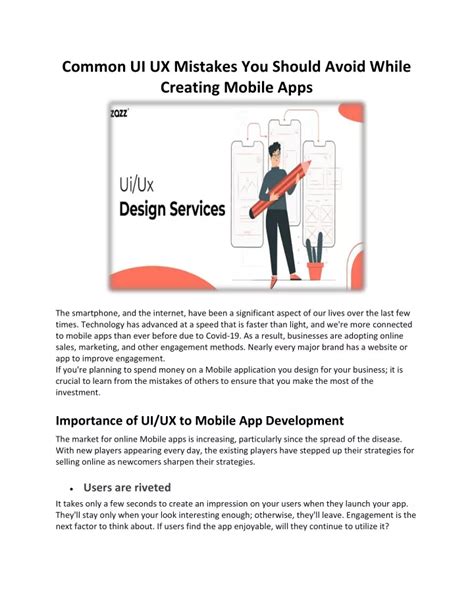 Ppt Common Ui Ux Mistakes You Should Avoid While Creating Mobile Apps