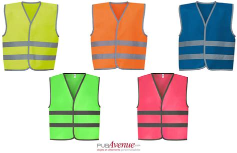 Gilet De S Curit Haute Visibilit Pour Enfant Personnalisable