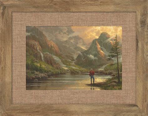 Thomas Kinkade Almost Heaven Framed Print - Rustic - Prints And Posters ...