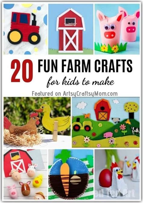 20 Fun and Fresh Farm Crafts for Kids