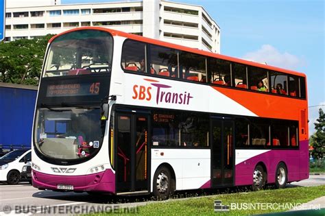 Bus 45 SBS Transit Volvo B9TL SBS3199S Bus Interchange