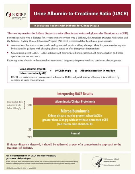 Urine Albumin To Creatinine Ratio UACR HealthInsight