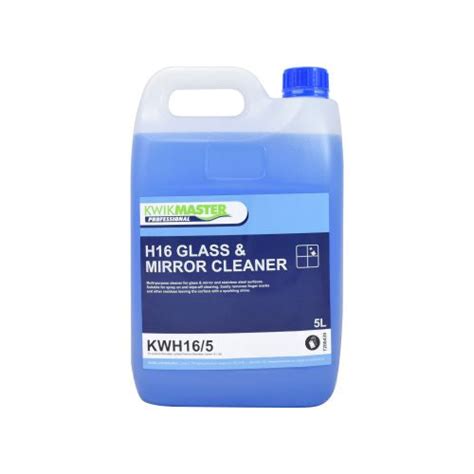 Kwikmaster Professional H16 Glass And Mirror Cleaner 5l Each