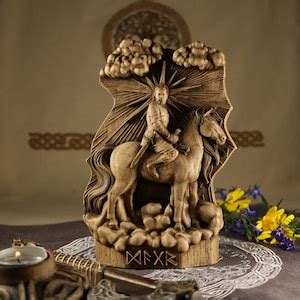 Dagr, Norse Gods, Norse Statue Norse Pagan Wikinger Norse Mythology ...