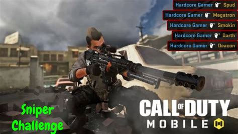 Call Of Duty Mobile Sniper Challenge DLQ 33 Gameplay COD Mobile