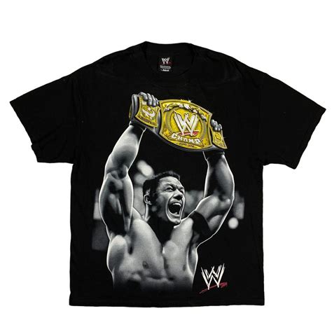 Vintage WWE JOHN CENA SPINNER BELT BIG PRINT | Grailed