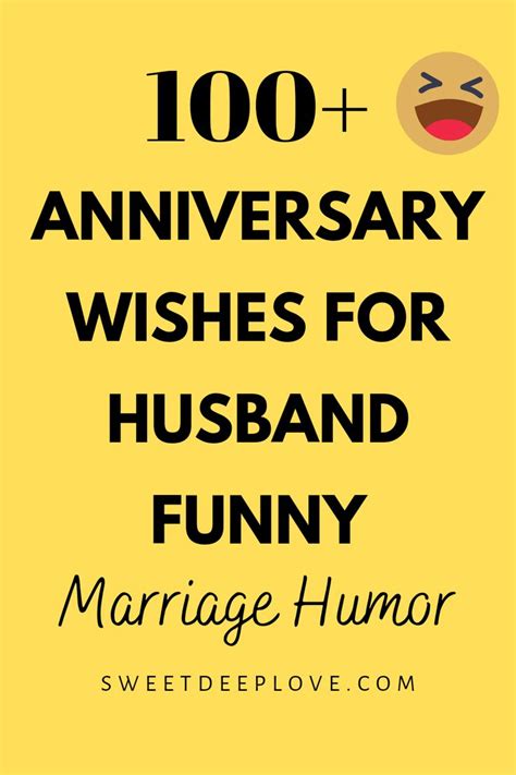 100+ Anniversary Wishes for Husband | Funny Marriage Humor