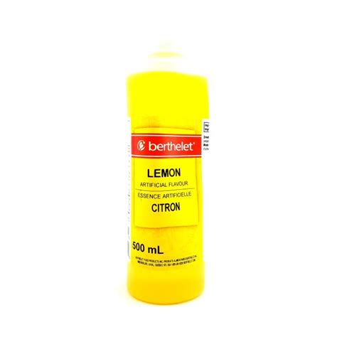 Essence Artificielle De Citron Berthelet Aubut