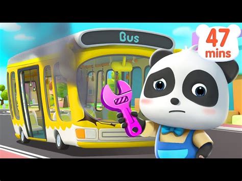 🚌wheels On The Bus Car Cartoon Nursery Rhymes And Kids Songs