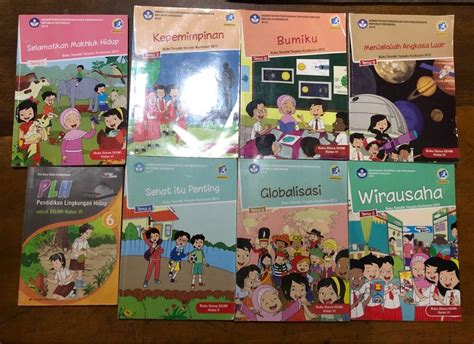 Buku Paket Kelas VI SD Kurtilas Buku Alat Tulis Buku Pelajaran Di