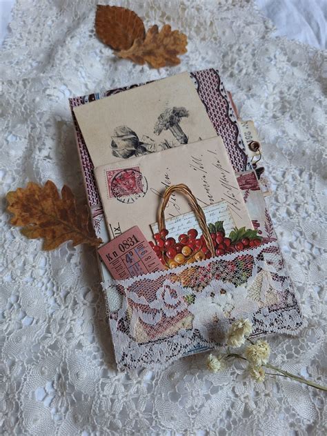 Vintage Ephemera Holder Herbst Ii Junk Journal Ephemera Set Etsy De