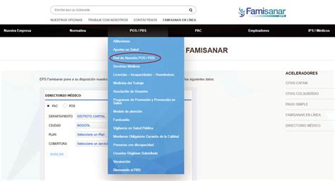 Famisanar EPS Citas Online