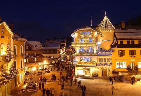 Megeve, a luxury ski resort in Haute-Savoie