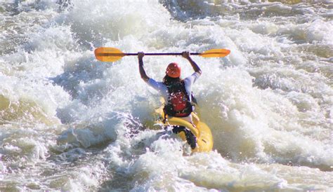 Images Gratuites kayak rivière rapides Eau vive gars pagayer