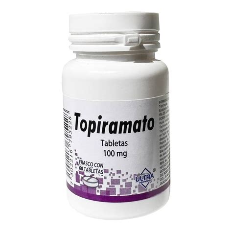 Topiramato E Modafinil - Topiramato Ultra Laboratorios 100mg Frasco con 60 Tabletas | Bodega ...