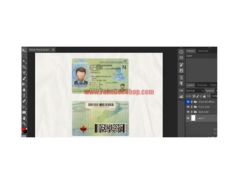 Canada Nova Scotia Driver License Psd Template By Psdideatemplate Issuu