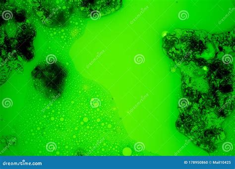 Green Grunge Acid Texture Grim Oil Liquid Stock Photo Image Of