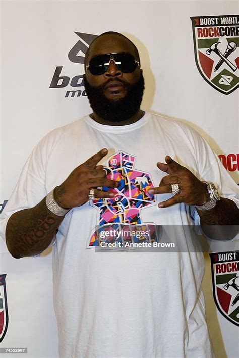 Rapper Rick Ross Poses At Boost Mobile Rockcorps Concert On June 9 News Photo Getty Images