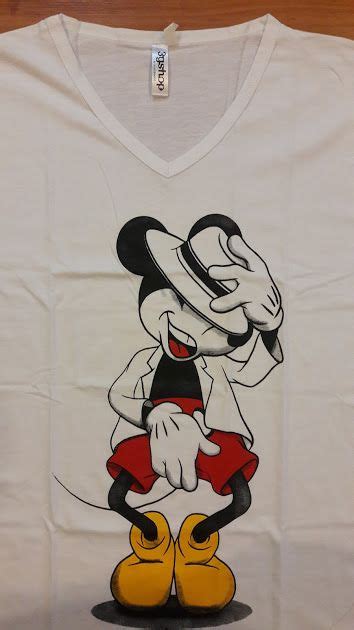 [ T-shirt M size ] Mickey Mouse * Michael Jackson ③* white : Real Yahoo ...