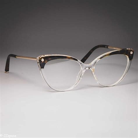 6 86US 45651 Cat Eye Glasses Frames Plastic Titanium Women Trending