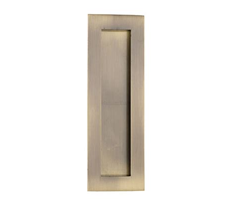 Heritage Brass Rectangular Flush Pull 105mm 175mm Or 300mm Antique Brass C1855 At