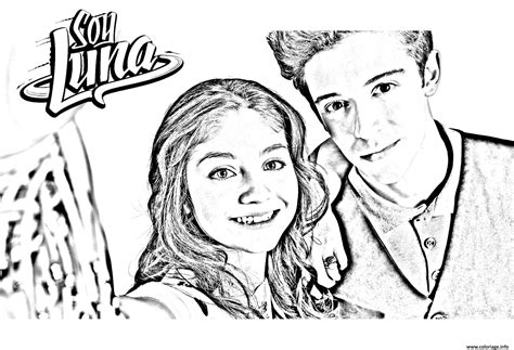 Coloriage Soy Luna Photo A Colorier Ambre Dessin Soy Luna à imprimer