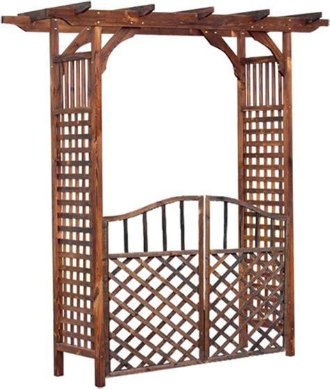 Arche De Jardin En Bois Avec Double Porte Arche De Jardin Pour Plantes