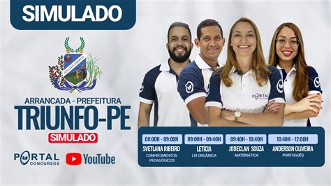 Concurso Prefeitura De Triunfo Corre O De Simulado Youtube