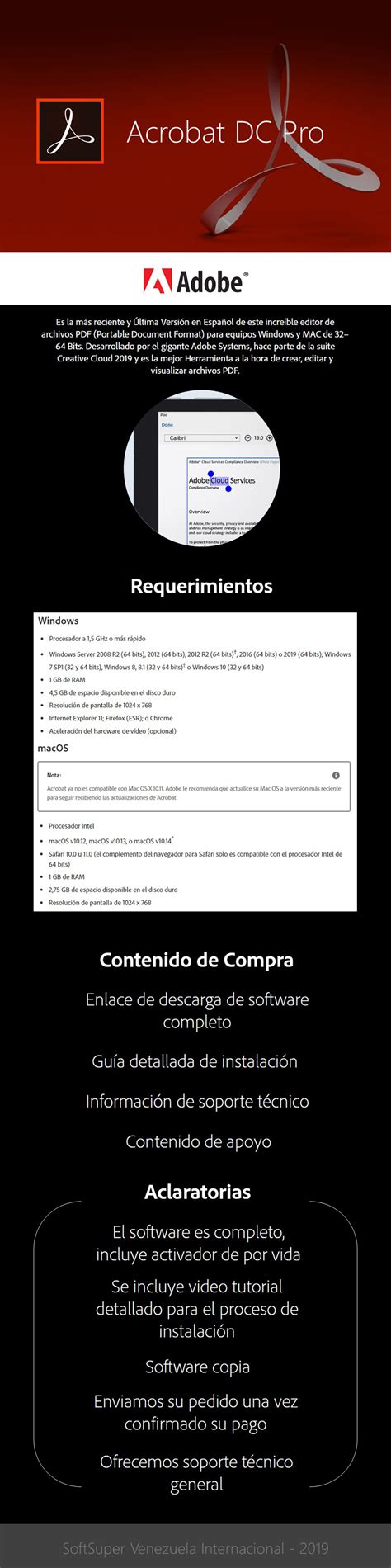 Adobe Acrobat Dc Pro 2019 Windows [copia] Software Completo