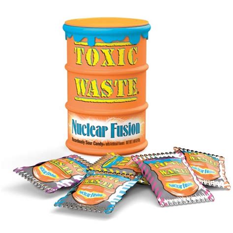 Toxic Waste Drum Nuclear Fusion Extreme Sour Candy 15oz 42g — Mollie