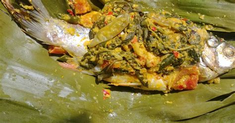 Resep Pepes Ikan Tawes Ikan Putihan Tabur Daun Kemangi Oleh Syafa Dira