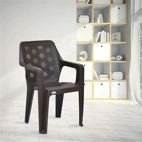 Nilkamal Hexa Plastic Chair With Arm Rest At Rs Neelkamal Chairs