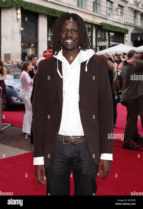 Sudanese actor and musician Emmanuel Jal attends the premiere of Africa ...