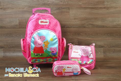 Kit Mochila Rodinha Peppa Pig No Elo Mochila E Cia Ce A