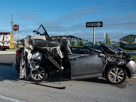 Crash Between Polk School Bus Car Leaves Woman With Serious Injuries