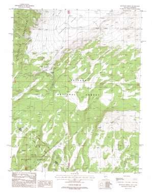 Huntoon Spring Topographic Map Scale Nevada