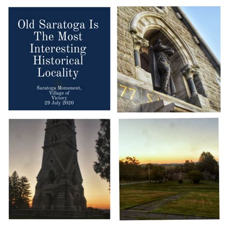 Photos of Saratoga Monument in 2020 | Historian at Saratoga – Town of ...