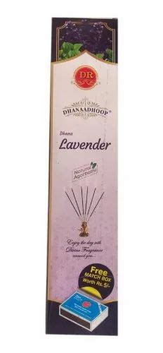 Bamboo And Premix Powder Dhanaram Lavender Fragrance Agarbatti Stick